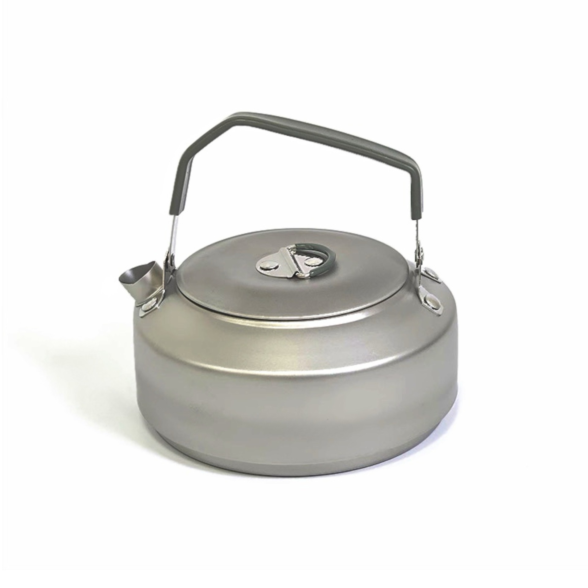 Camping Cooking And Drinking - アウトドアキャンプ観光ケトルホームキャンプピクニック調理用沸騰水飲料用ティーポット便利なチタンケトル