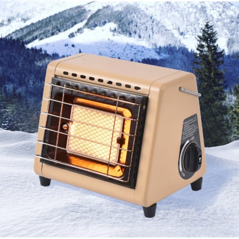 Camping Cooking Propane - ポータブル1.5KWガスストーブヒーター 2 in 1 バーベキュー調理 キャンプ用コンロ