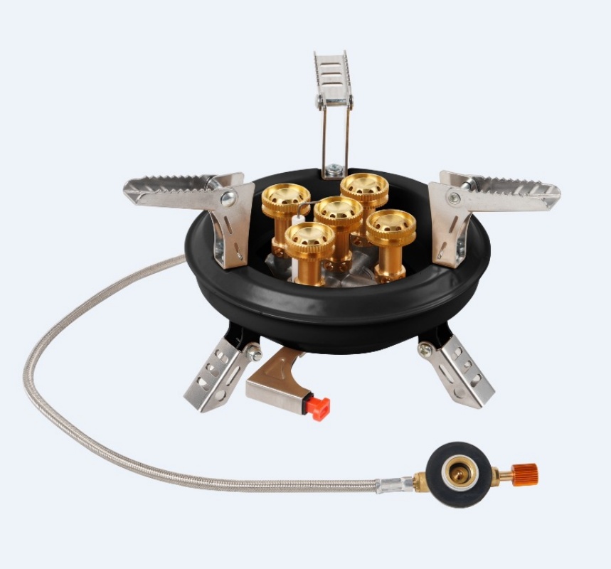 Camping Cooking Propane - BRS-201A ポータブルキャンプガスストーブ 16000W 高圧プロパンブタンガスバーナー 屋外緊急ストーブ ピエゾ点火付き