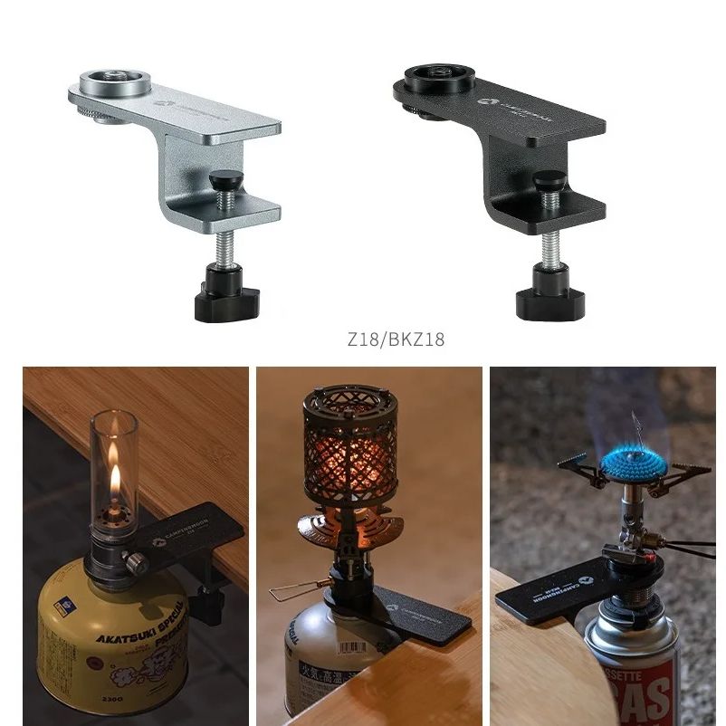 Camping Cooking Gazebo - キャンプデスクトップクリップ延長アクセサリーフラットガスタンクランプストーブヘッド加熱ストーブテーブル固定クリップキャンプムーン Z18