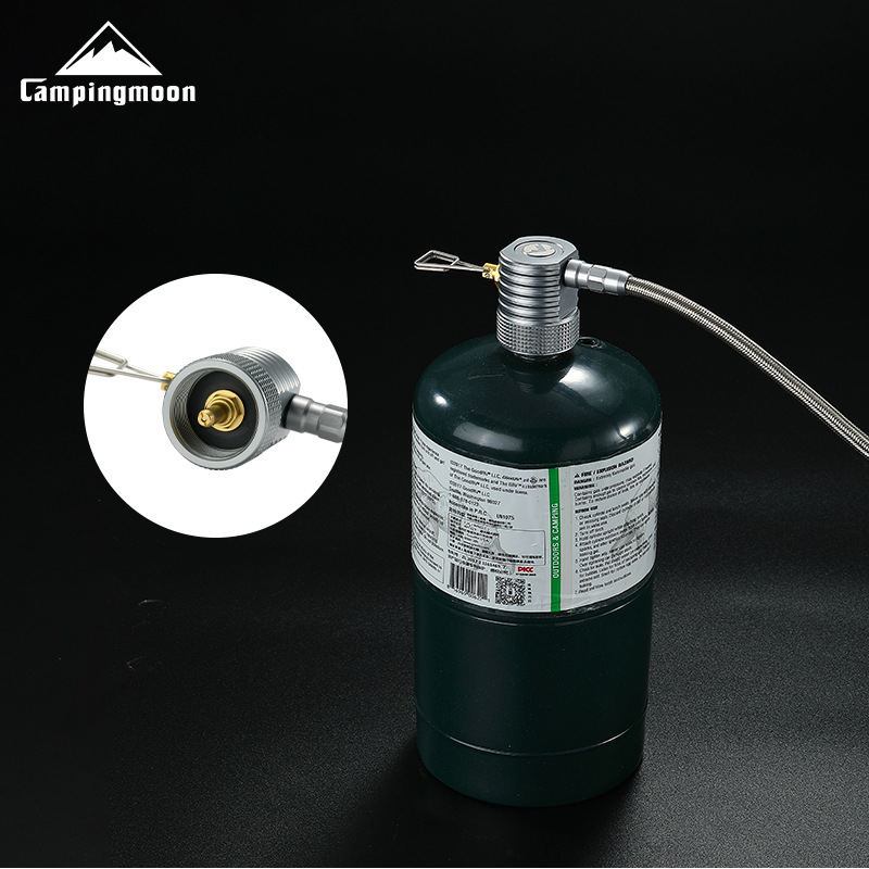 Camping Cooking Propane - CAMPINGMOON Z59-CB アウトドアキャンプ用品 クッキングストーブアクセサリー プロパン電圧安定器 スピンカード延長チューブ