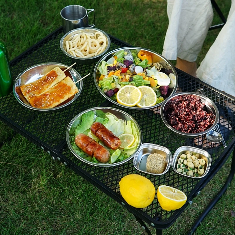 キャンプ料理ポータブルダイニングプレートセット、アウトドアキ - Camping Cooking Dining Set のレビューと価格