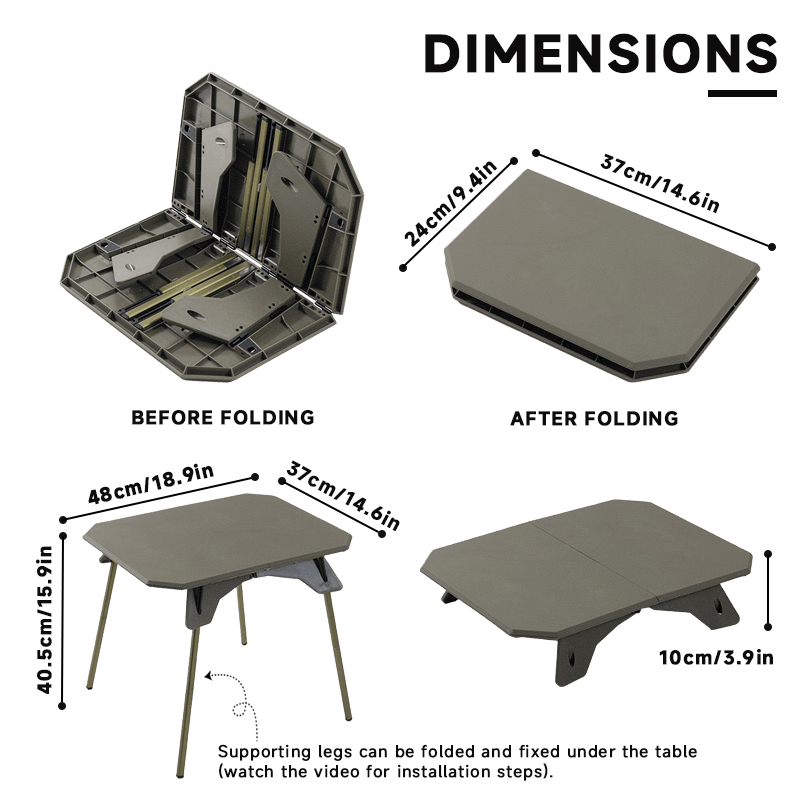 WESTTUNE 屋外キャンプテーブル超軽量デュアル目的テー - Camping Cooking Grate のレビューと価格