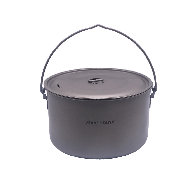 FLAME'S 信条 1100 ミリリットル 1950 ミリ - Camping Cooking Pots And Pans Set のレビューと価格