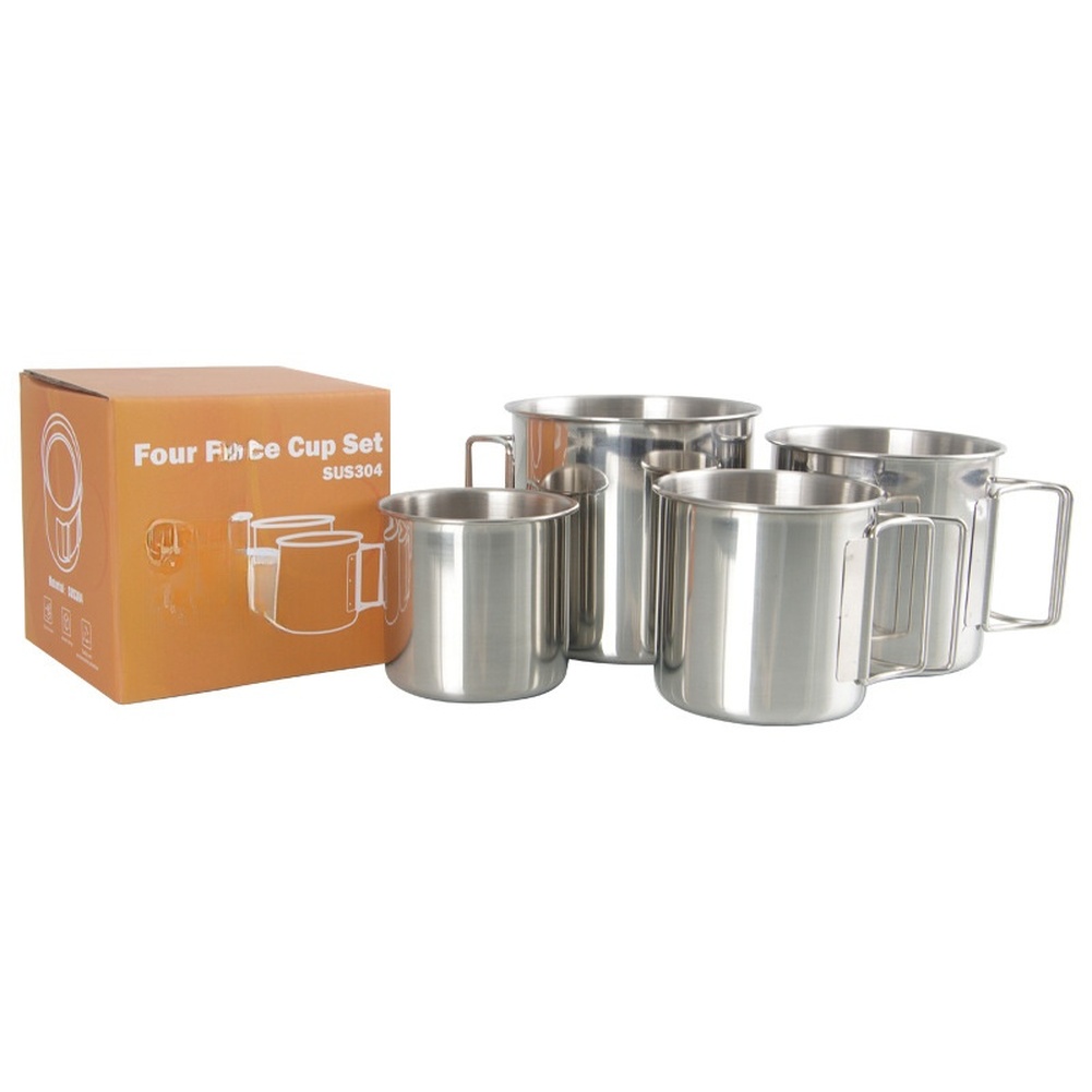 /ステンレス/スチール/304 キャンプカップセット ポータ - Camping Cooking And Drinking のレビューと価格