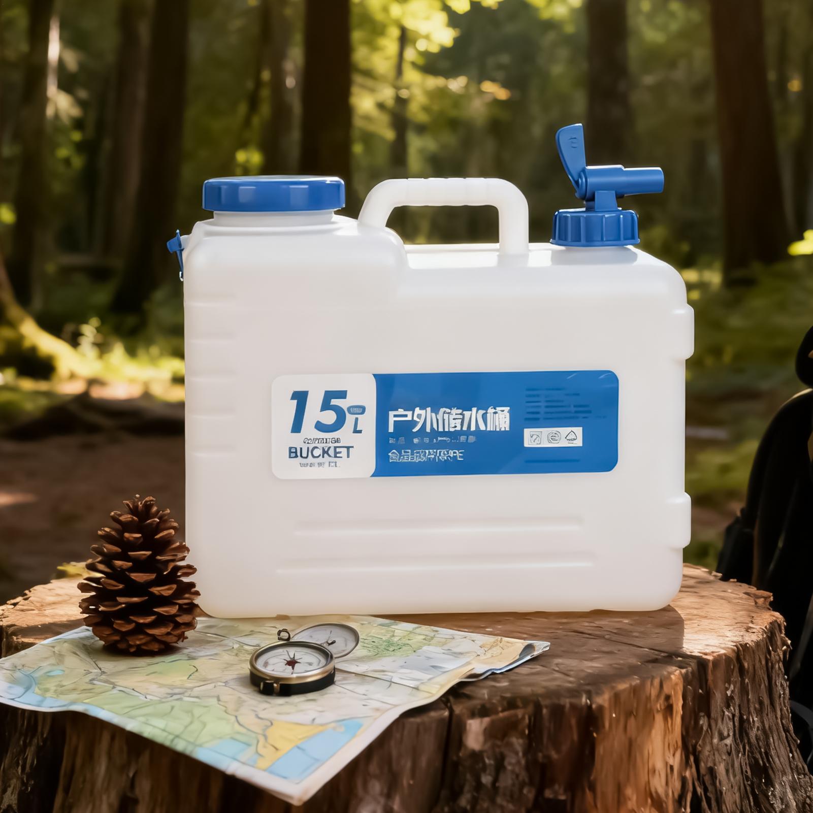 15L 飲料水バケツ 収納キャリア 運転用純水タンク スパイ - Camping Cooking And Drinking のレビューと価格