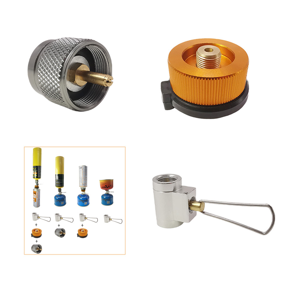 1Pc キャンプストーブアダプターコンバータブタンキャニスタ - Camping Cooking Propane のレビューと価格