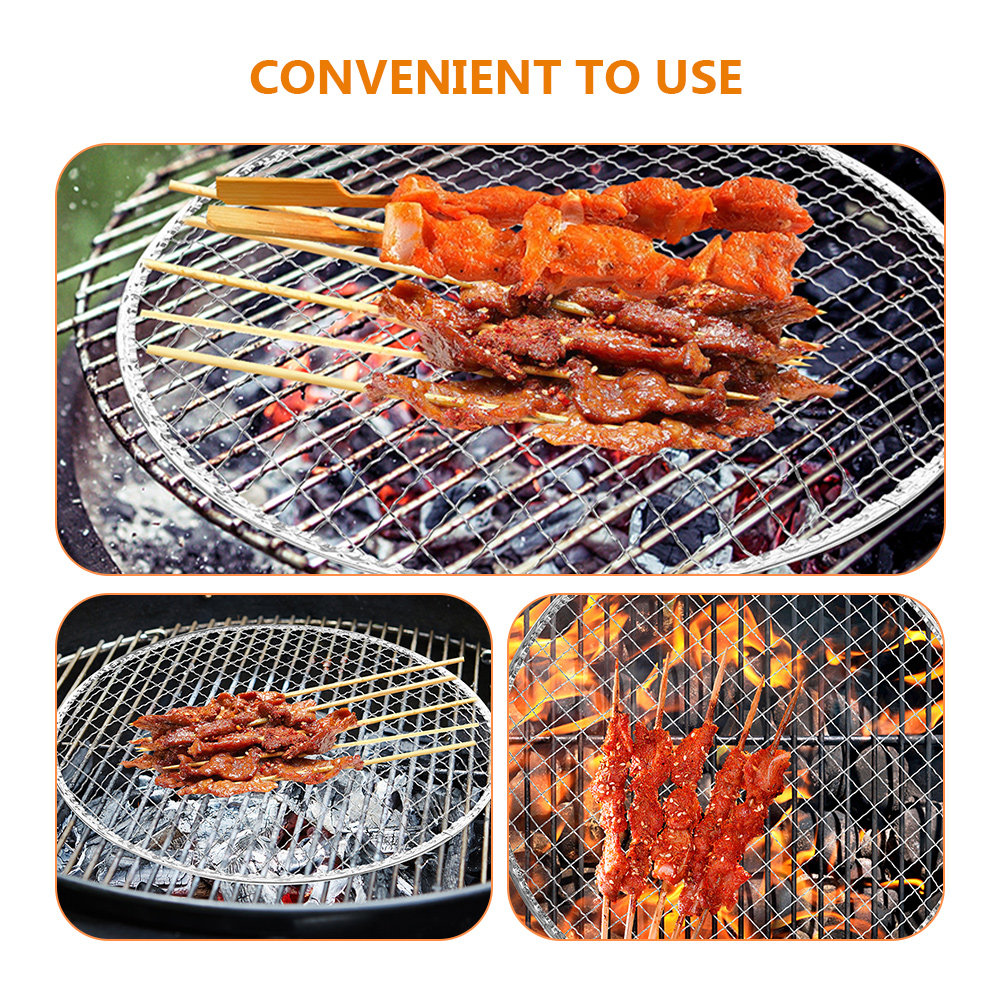 10個入りBBQグリルメッシュファイヤーピットクッキンググリ - Camping Cooking Grate のレビューと価格