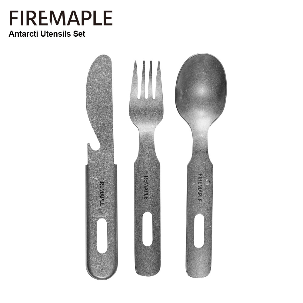 304ステンレス製キャンプカトラリー、3in 1調理器具セッ - Camping Cooking And Dining Set のレビューと価格