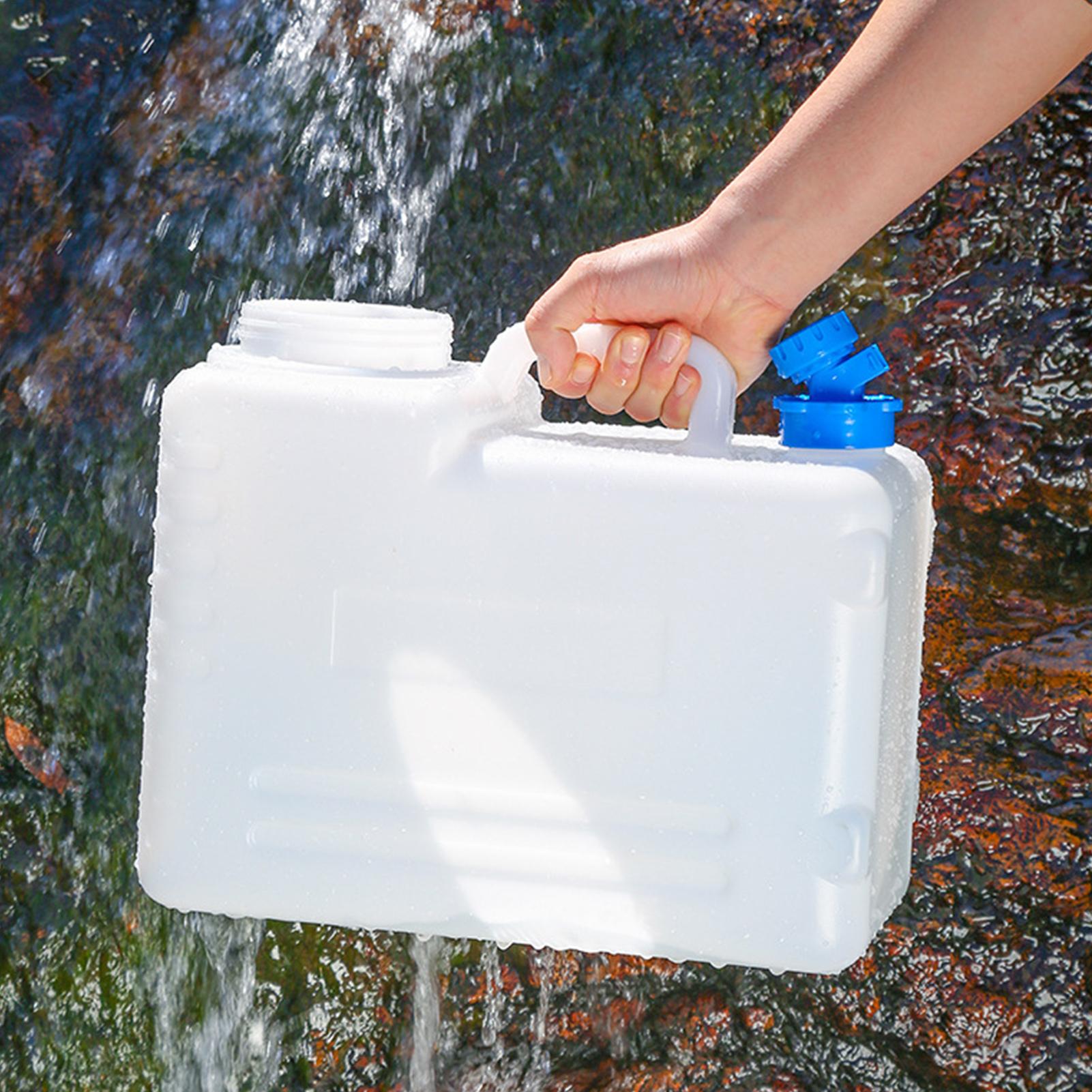 15L 飲料水バケツ蛇口付きポータブル飲料水タンク収納キャリ - Camping Cooking And Drinking のレビューと価格