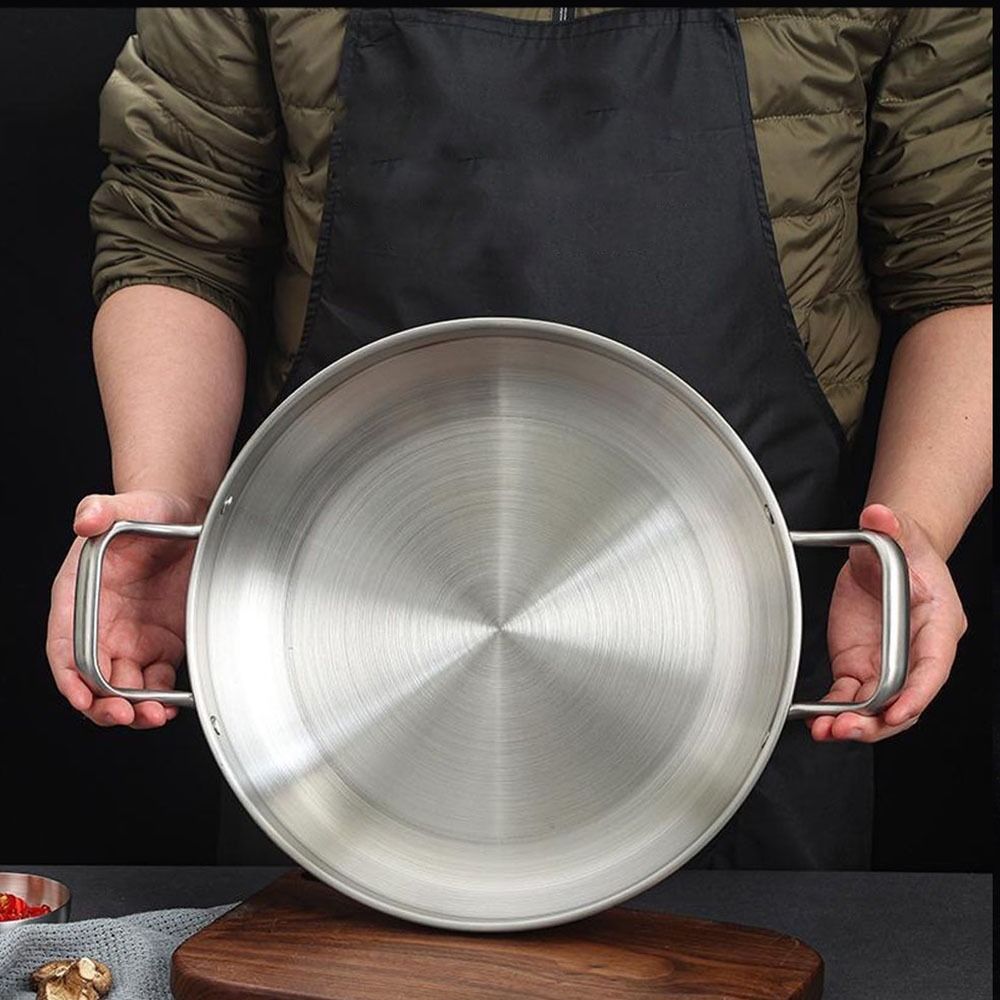 耐久性のあるBBQプレートフライパンサラダボウルステンレス鋼 - Camping Cooking Hot Plate のレビューと価格