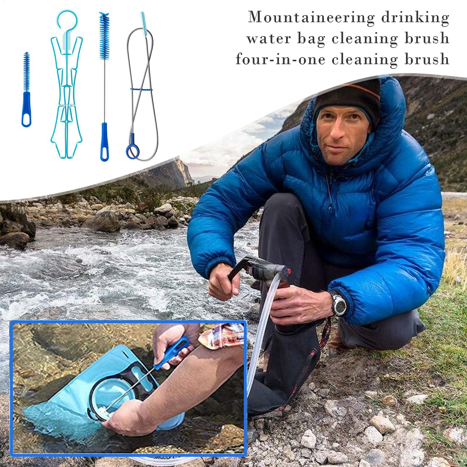 水袋洗浄ブラシキット プラスチック製 アウトドア飲料水バッグ - Camping Cooking And Drinking のレビューと価格