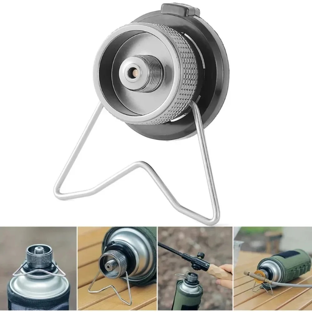 ブタンアダプター ブラケット付き 屋外用ブタンガス変換ジョイ - Camping Cooking Gazebo のレビューと価格