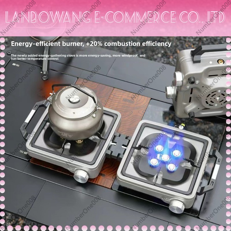 屋外用デュアルバーナー高出力キャンプストーブ折りたたみ式BB - Camping Cooking Gazebo のレビューと価格