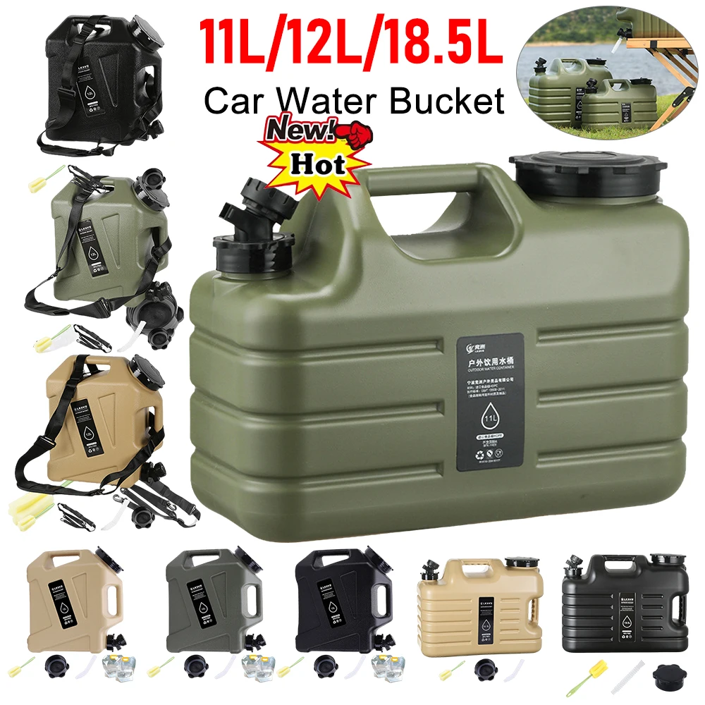 ポータブル飲料水バケツ,容量11 l,12 l,5.5 l, - Camping Cooking And Drinking のレビューと価格