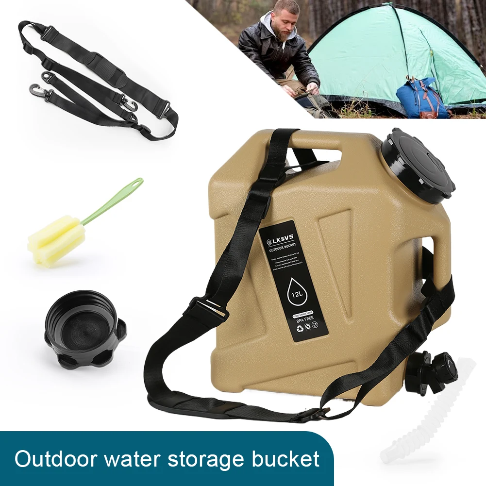 ポータブル飲料水バケツ,容量11 l,12 l,5.5 l, - Camping Cooking And Drinking のレビューと価格