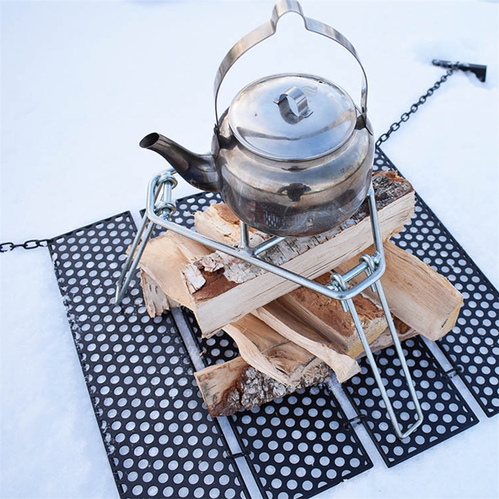 ステンレス鋼キャンプファイヤーラックグリル火格子キャンプハイ - Camping Cooking Grate のレビューと価格