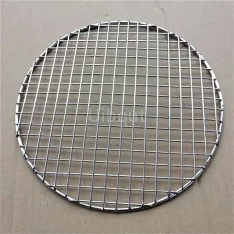 304ステンレス鋼製丸型バーベキューグリルネットメッシュラッ - Camping Cooking Grate のレビューと価格