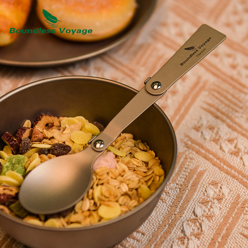 Boundless Voyage チタンキャンプカトラリー折 - Camping Cooking Disc のレビューと価格