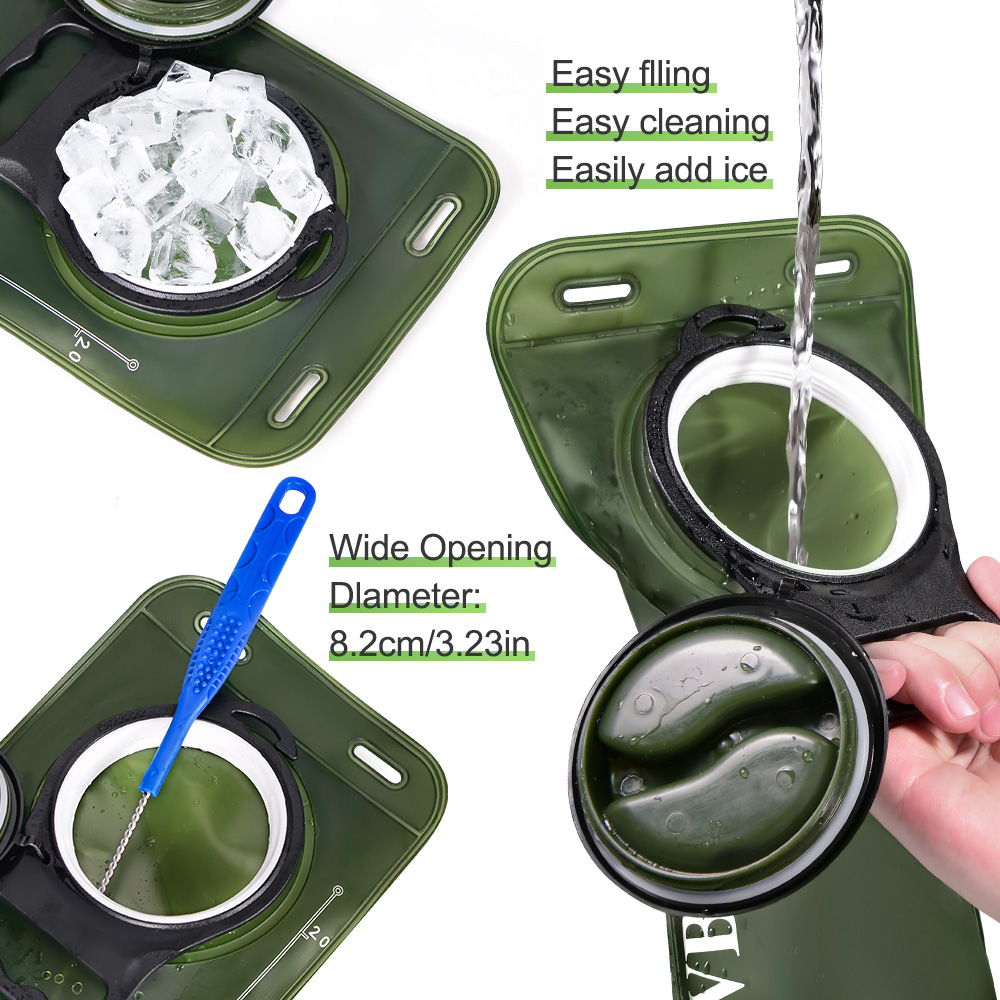 ハイドレーションブラダー 1.5L/2L/3L 大容量ウォー - Camping Cooking Bag のレビューと価格