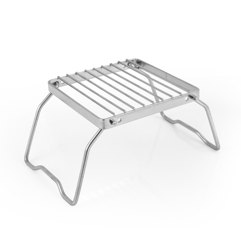 屋外夏用軽量ステンレス鋼アウトドアストーブホルダーコンパクト - Camping Cooking Grate のレビューと価格