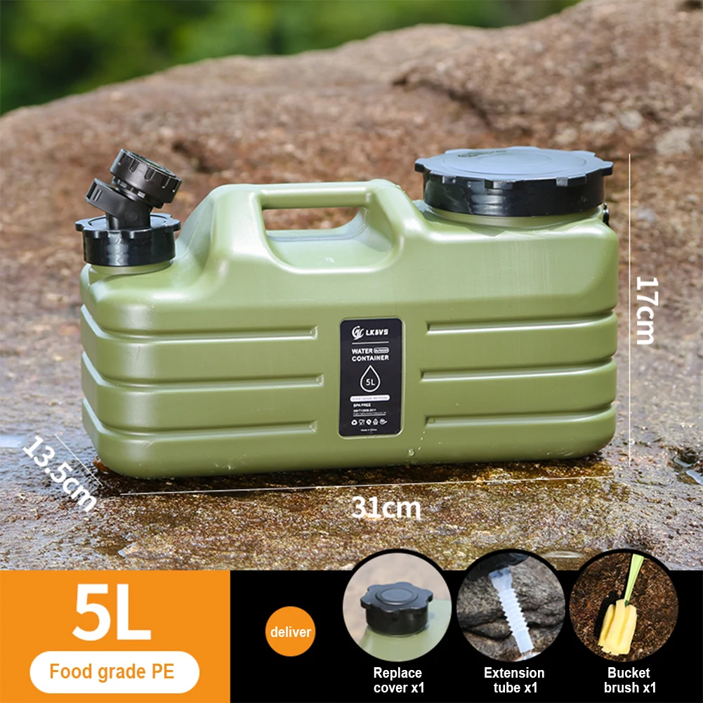 5L キャンプ用水容器 大容量屋外用ウォーターバケット ポー - Camping Cooking And Drinking のレビューと価格