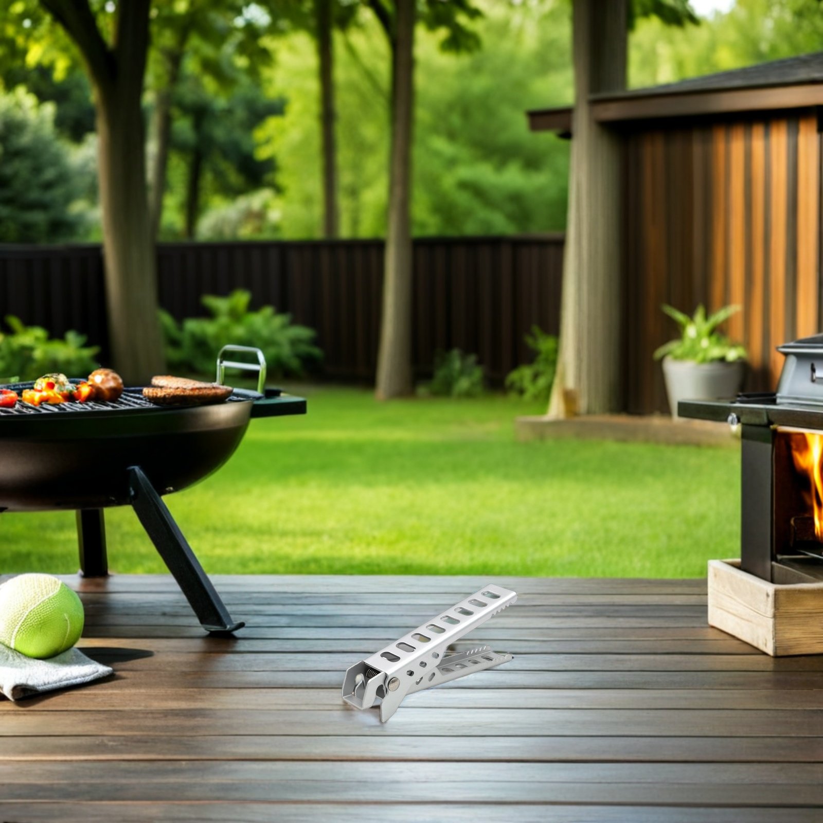 4 個のアルミ合金ポットグリッパー火傷防止耐熱ホットハンドル - Camping Cooking Hot Plate のレビューと価格
