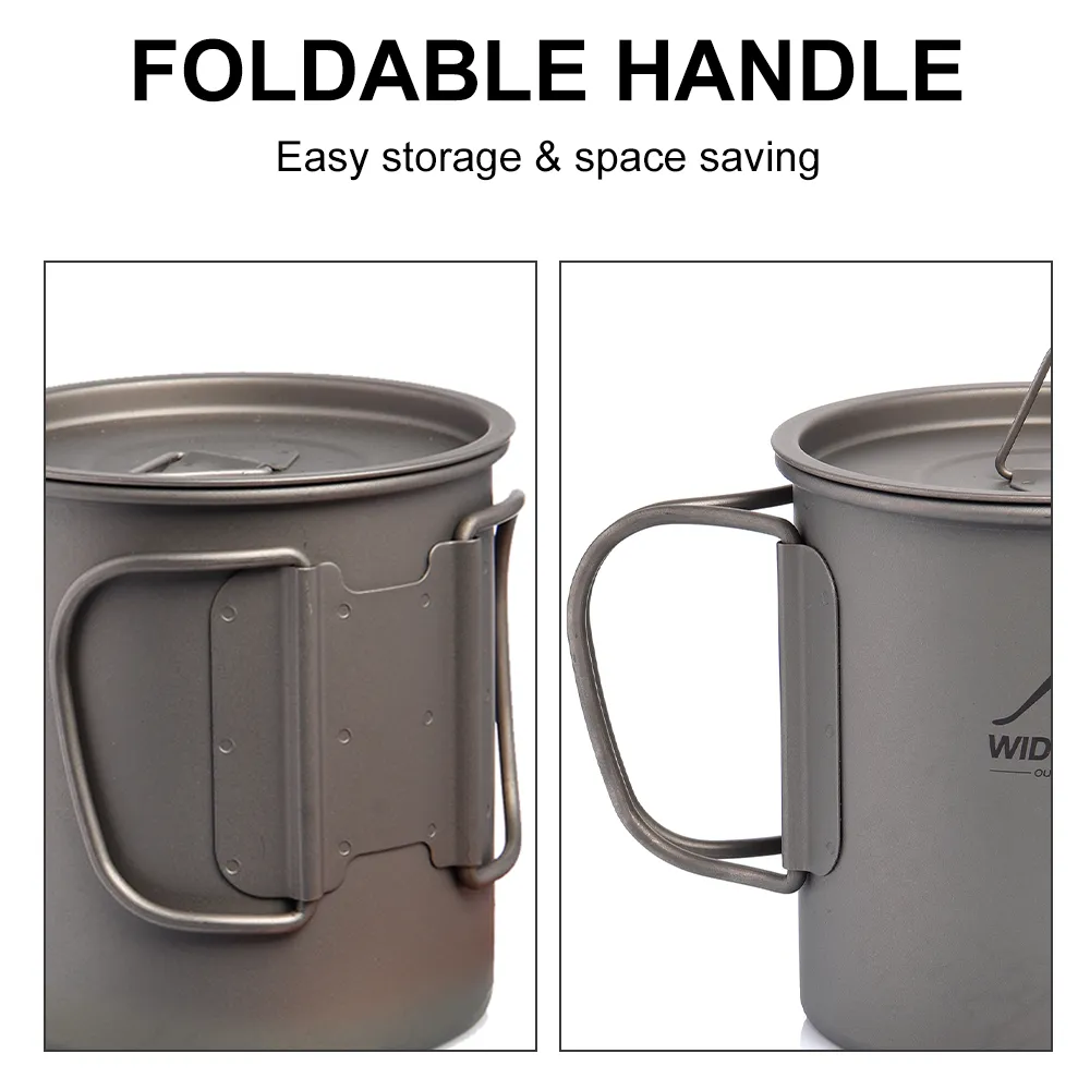 キャンプ用マグチタンカップ観光用食器ピクニック用品屋外キッチ - Camping Cooking And Dining Set のレビューと価格