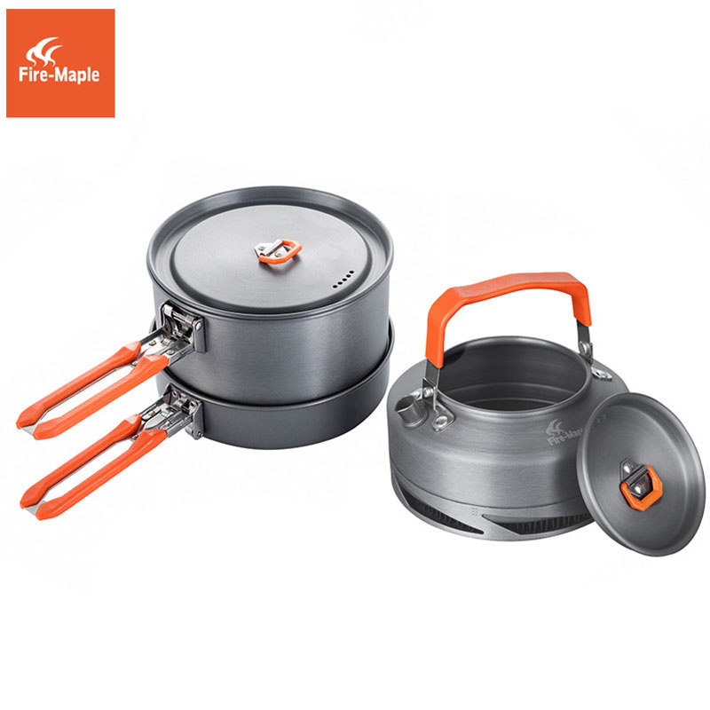 Fire Maple器具ハイキング調理セット熱交換器ポットパ - Camping Cooking And Dining Set のレビューと価格