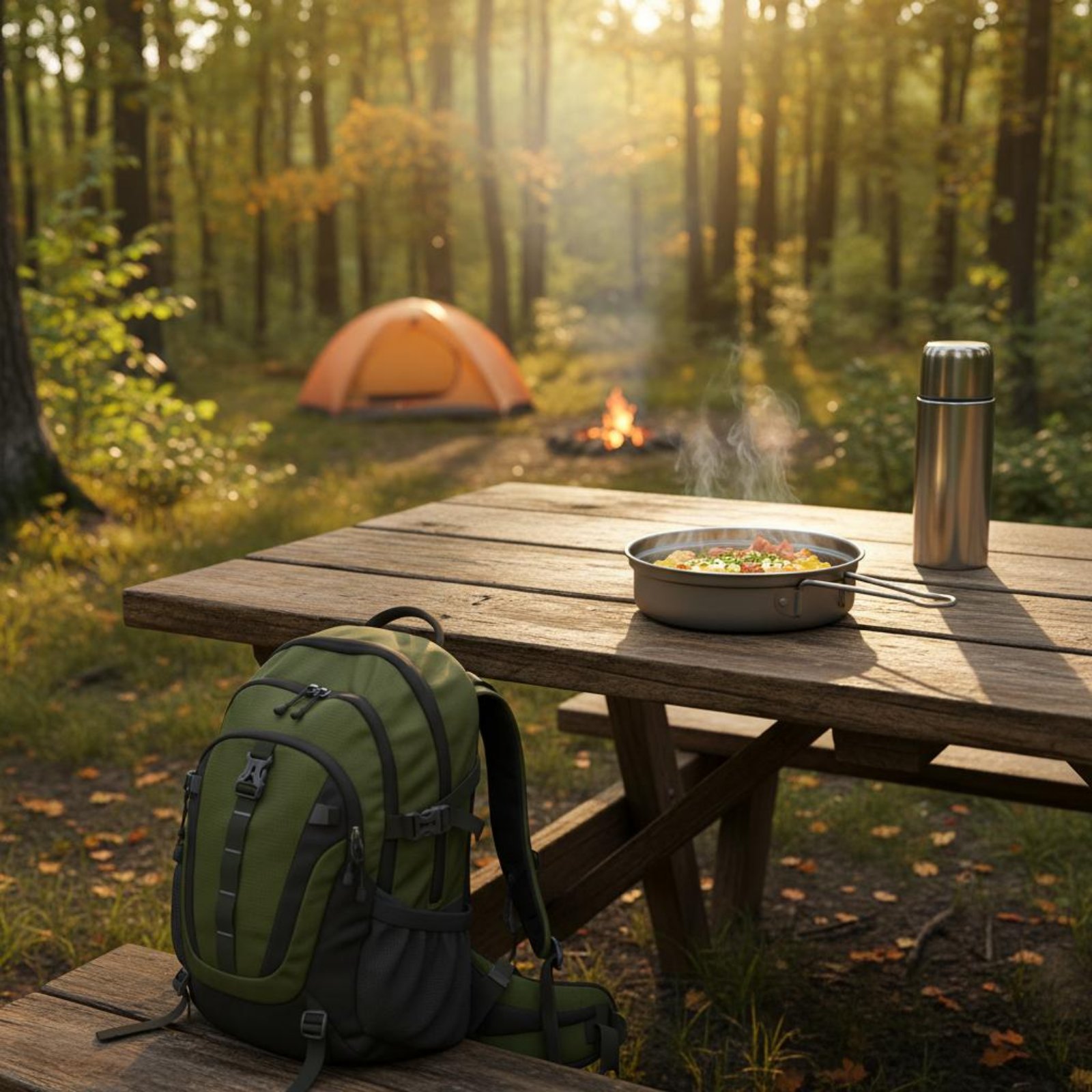 2ピースメタルキャンプクックセット高強度バックパッキング調理 - Camping Cooking Dining Set のレビューと価格