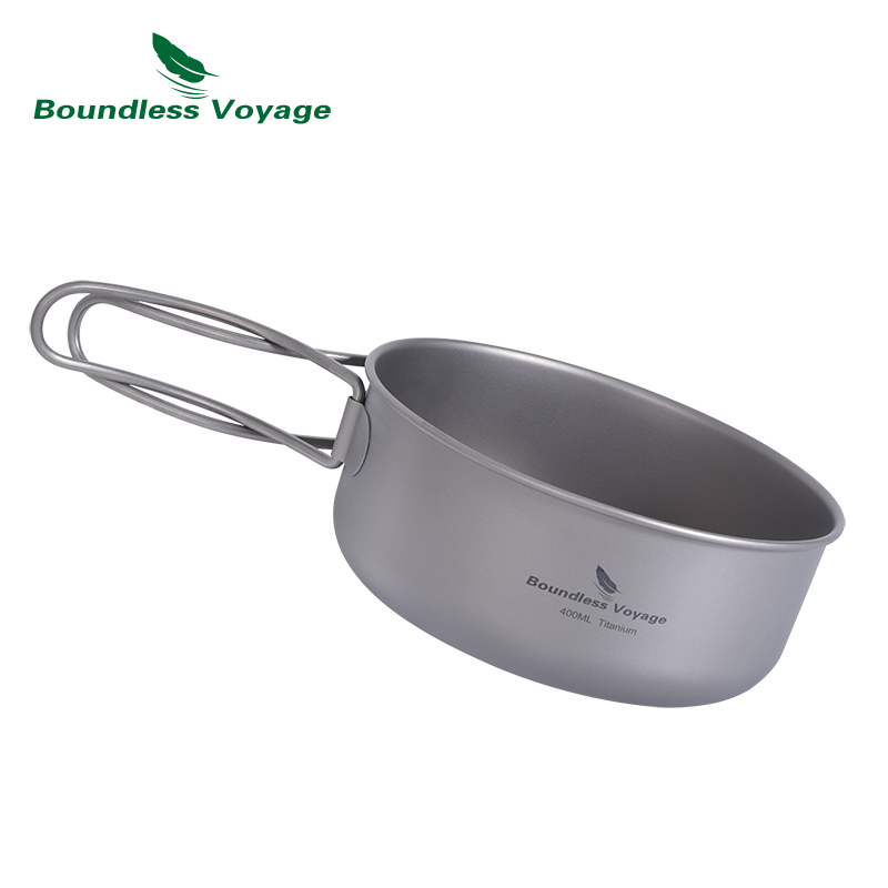 Boundless Voyage チタン製鍋フライパンセット - Camping Cooking Pots And Pans Set のレビューと価格